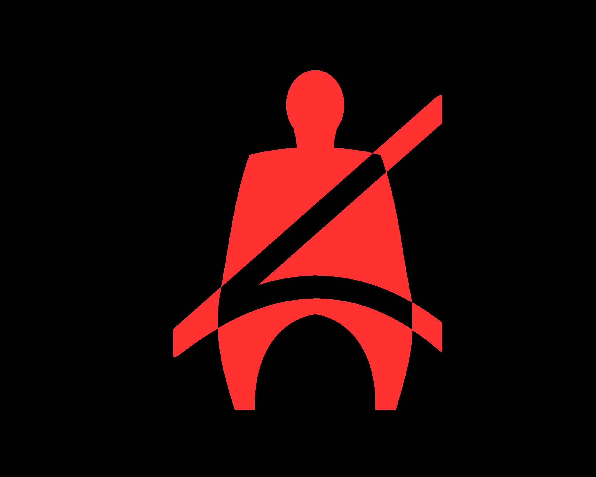seat belt warning light